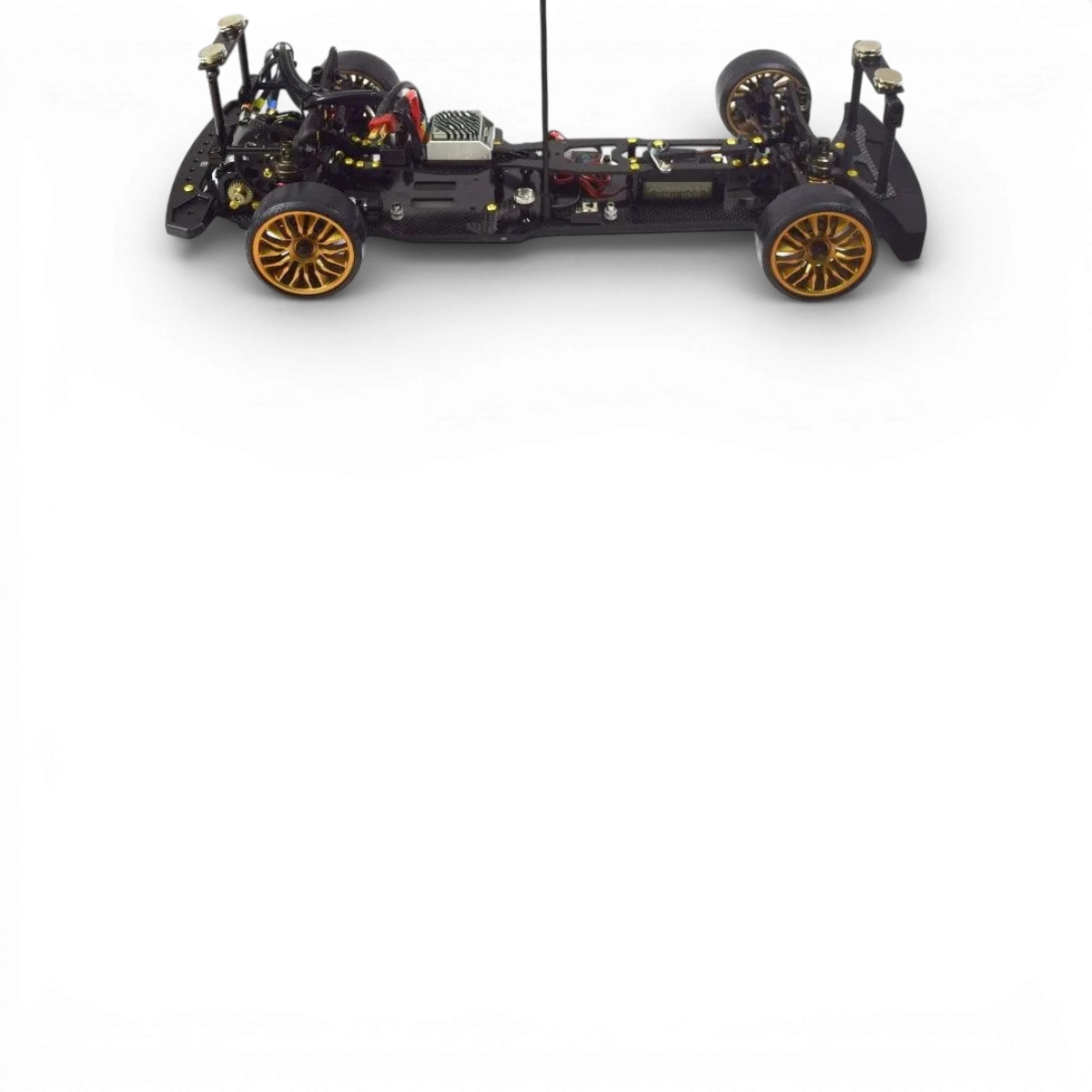 Support de carrosserie aimanté Absima, robuste et pratique pour fixer facilement la carrosserie de votre voiture RC.