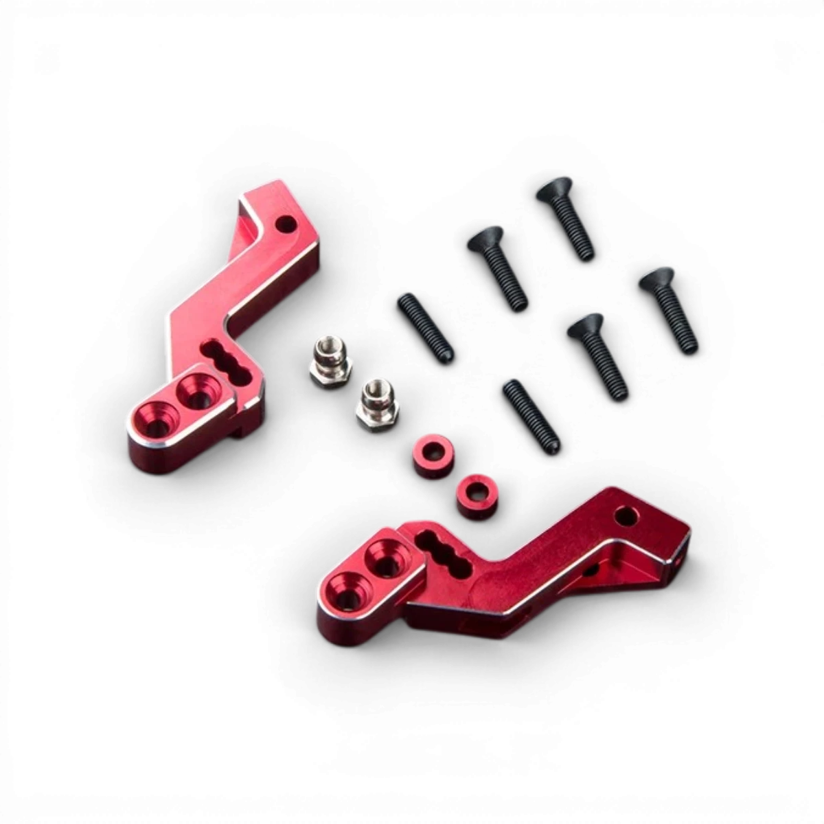 Support d’amortisseurs arrière en aluminium pour RMX 4, pièce détachée de Max Speed Technology, visible avec fixation solide.