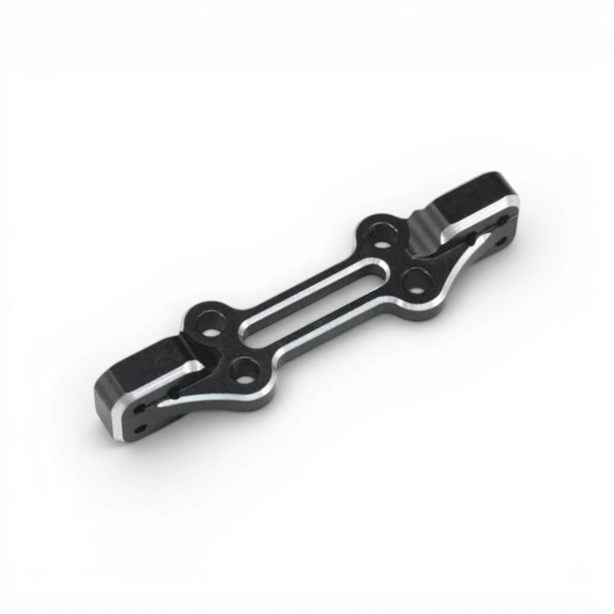 Support supérieur de bras avant en aluminium pour RC, pièce détachée de la marque Team Yokomo, durable et léger.