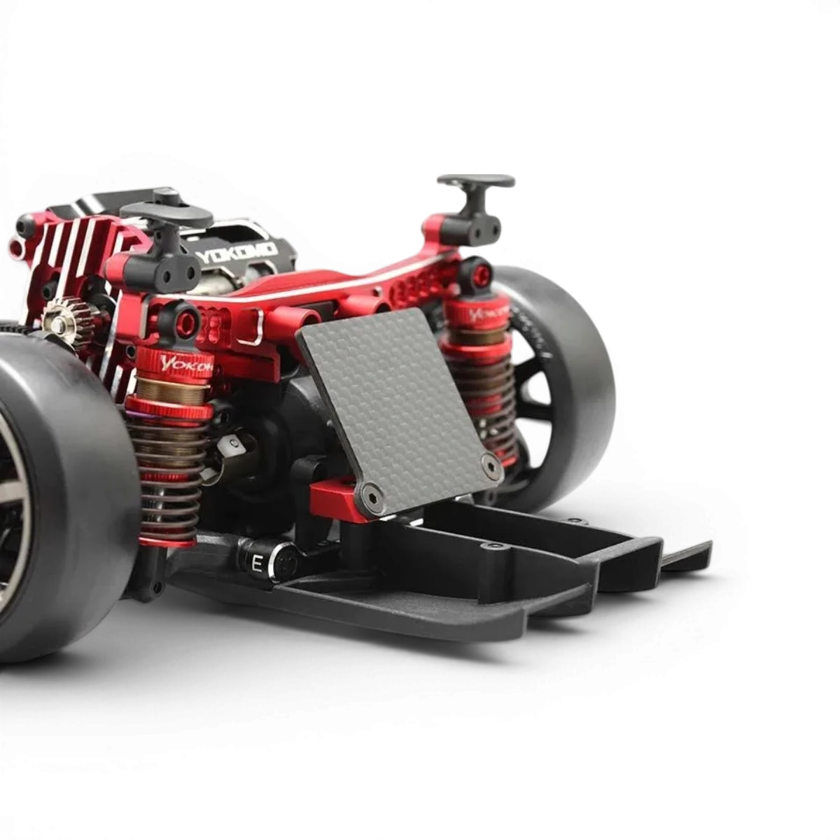 Support de variateur rouge pour série YD2, pièce détachée compatible avec Team Yokomo, en plastique robuste.
