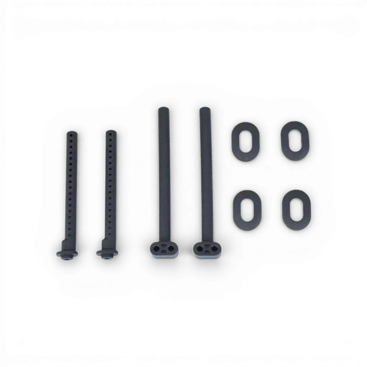 Support de carrosserie RDX de Team Reve D, montrant la pièce en métal robuste pour fixation de carrosserie.