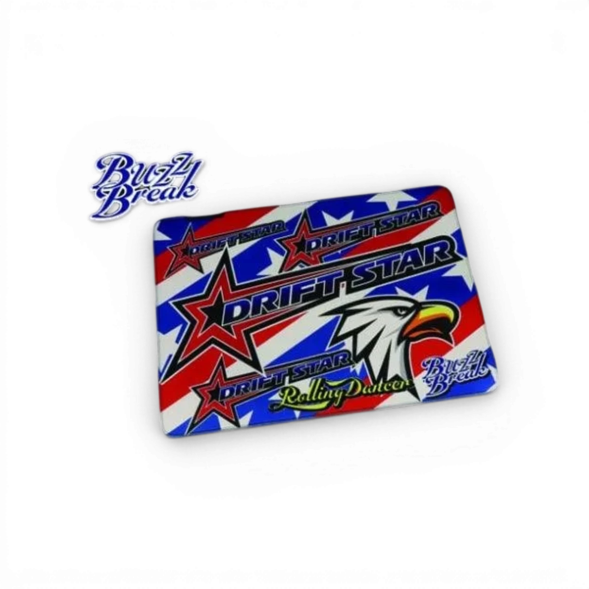 Tapis de stand LED Drift Star Overdose, taille 600x450 mm, accessoire lumineux pour stand ou décor.