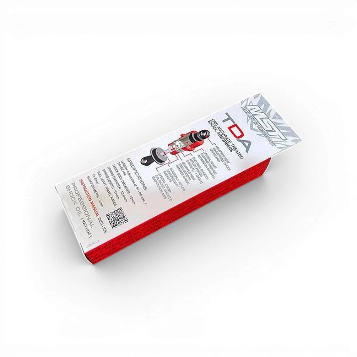 Amortisseurs en aluminium réglables noirs de la marque Max Speed Technology, pièce détachée pour véhicule.