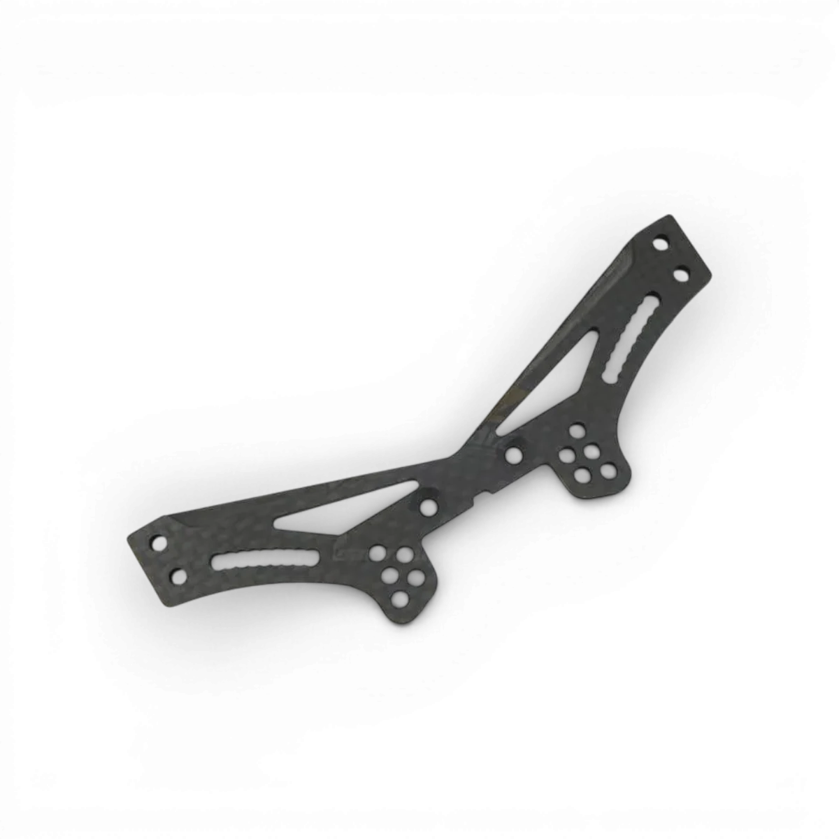 Tour amortisseur arrière en carbone pour MST RMX, pièce de suspension robuste, fabriquée par Yeah Racing, visible en détail.