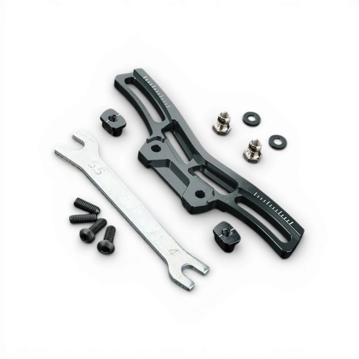 Tour amortisseurs avant en aluminium noir pour RC Max Speed Technology RMX, pièces détachées pour voiture radiocommandée.