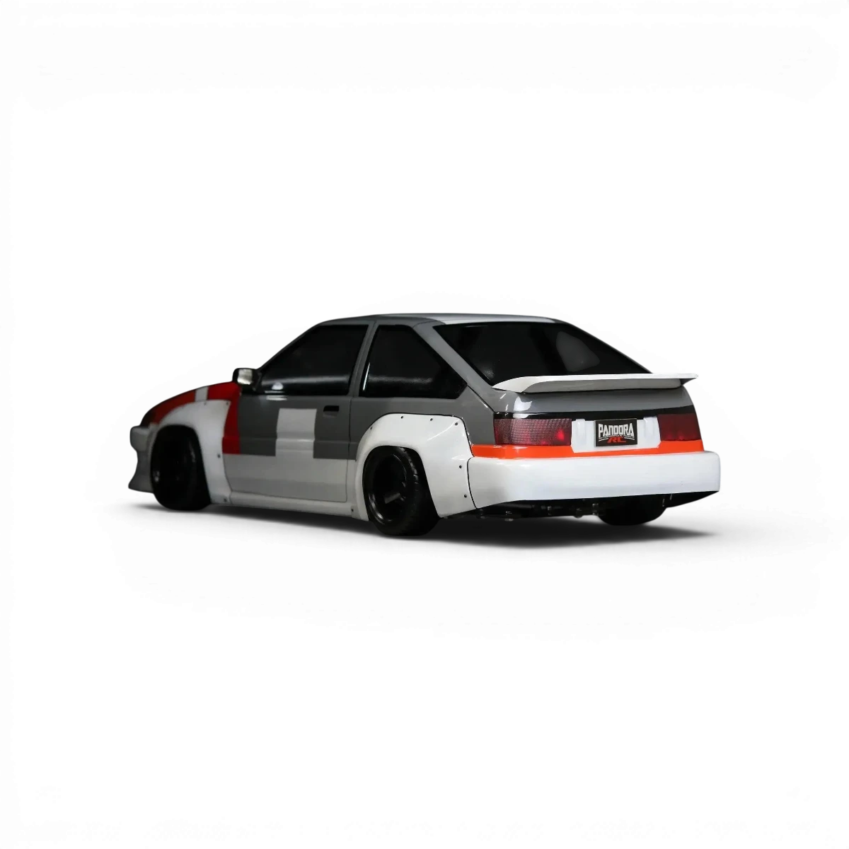 Voiture téléguidée Toyota AE86 Trueno N2 de Pandora RC, carrosserie détaillée, modèle réduit de haute qualité.