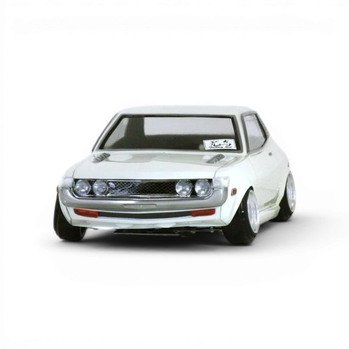 Carrosserie pour Toyota Celica 1600GT de Pandora RC, modèle réduit, avec détails réalistes et finition précise.