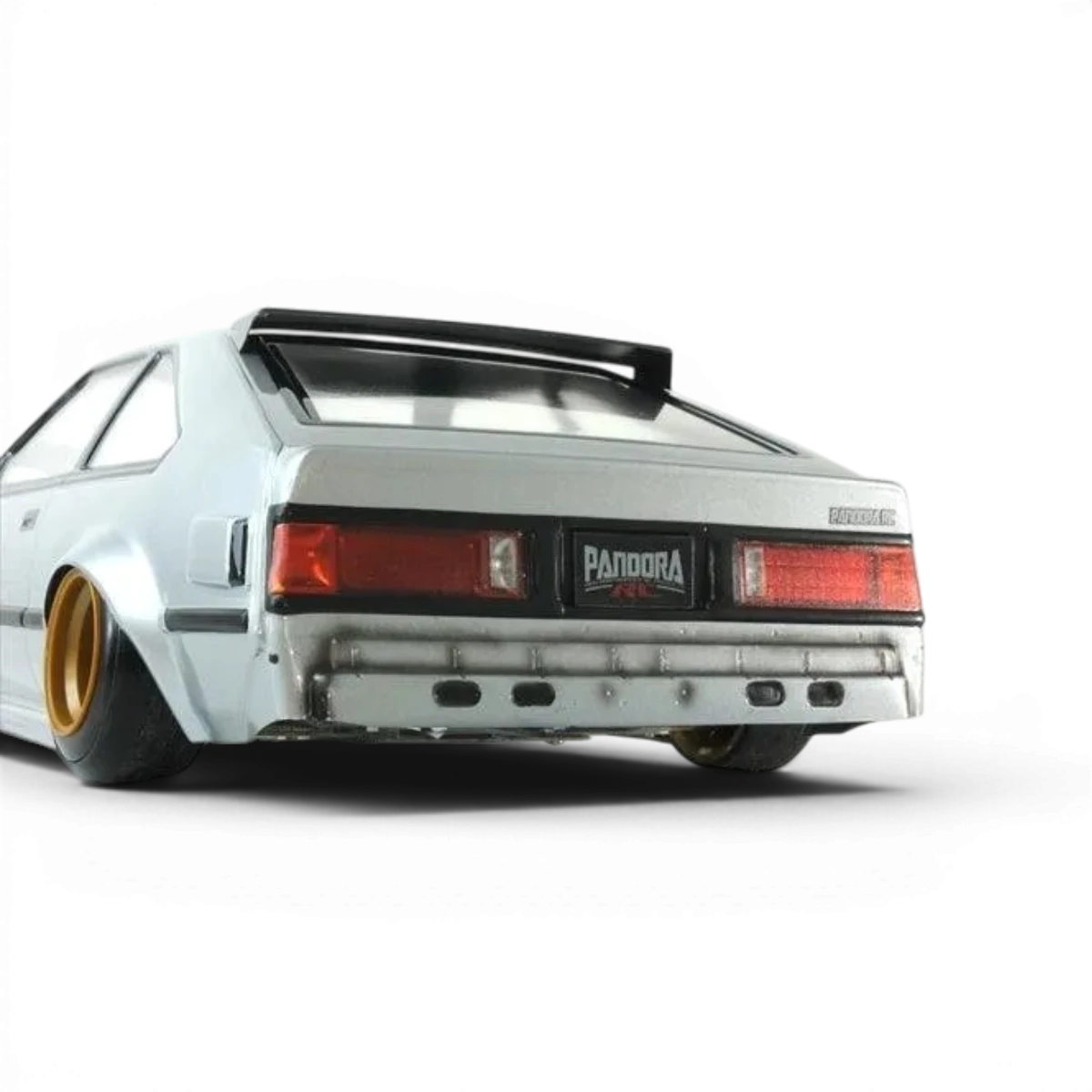 Carrosserie pour Toyota Celica XX (A60) de Pandora RC, finition détaillée, en plastique, vue de face.