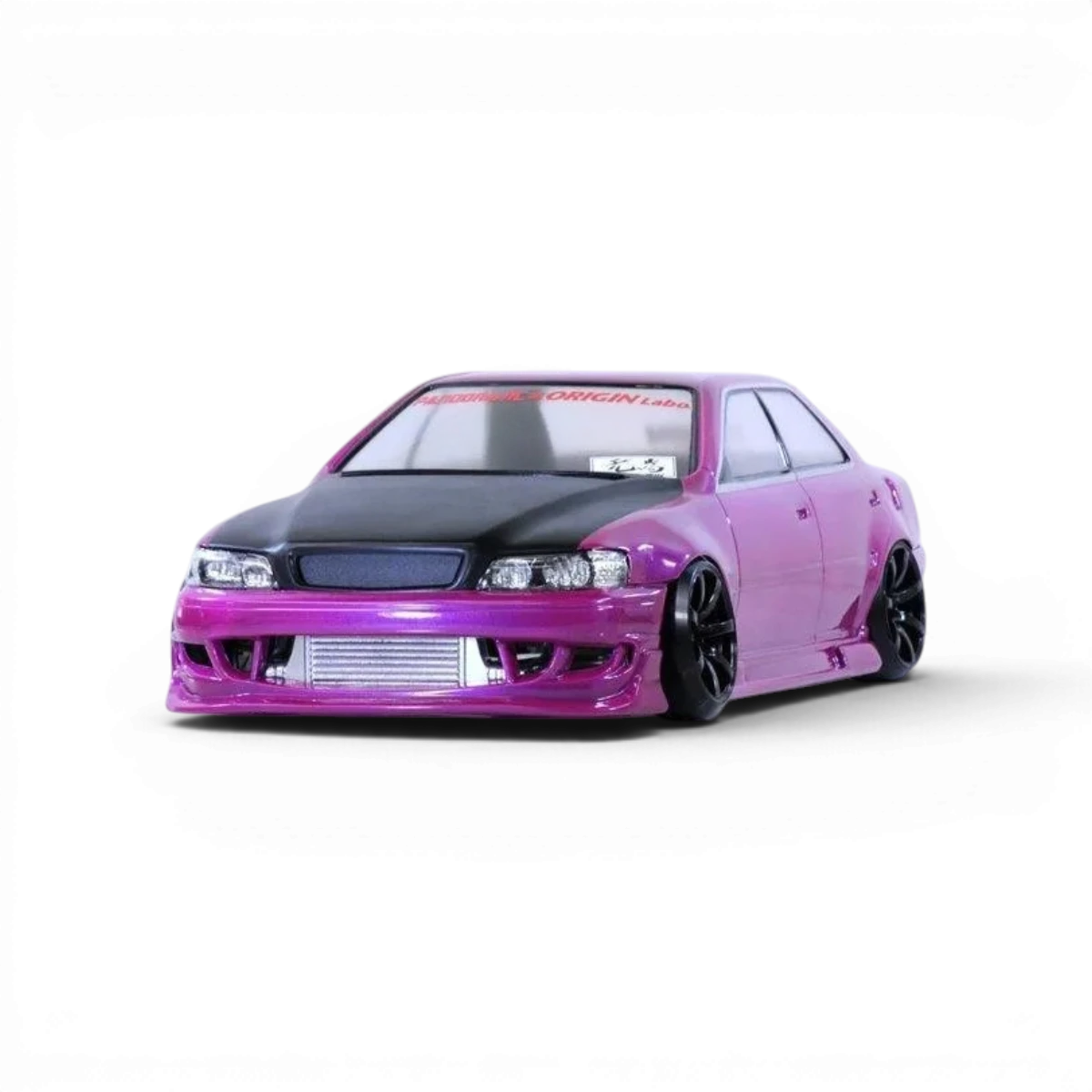 Carrosserie Toyota Chaser JZX100 ORIGIN Labo pour voiture RC Pandora RC, détail précis et finition réaliste.