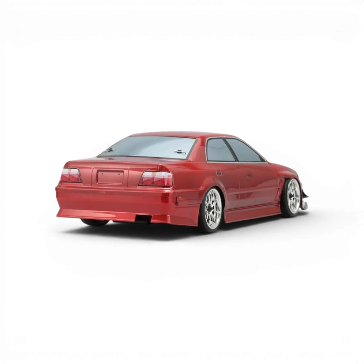 Carrosserie Toyota Chaser JZX100 de Team Yokomo pour voiture de rue, visible en détail sur l'image.