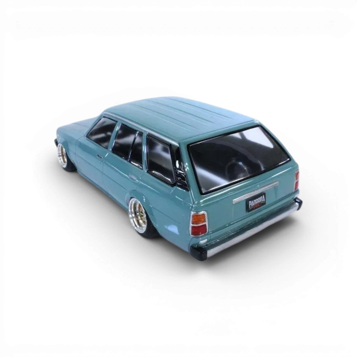 Carrosserie Toyota Corolla Van KE70 Pandora RC, modèle réduit de voiture, en détail, vue de côté.