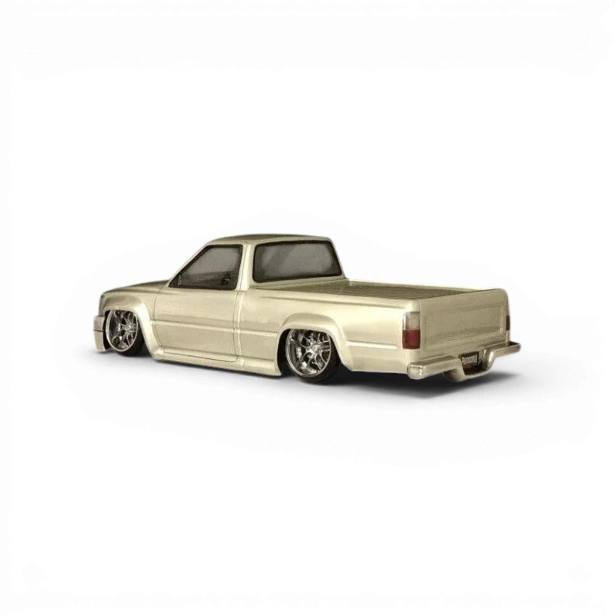 Carrosserie Toyota Hilux RN80 Pandora RC, modèle réduit, détail réaliste, couleur blanche, vue de face.