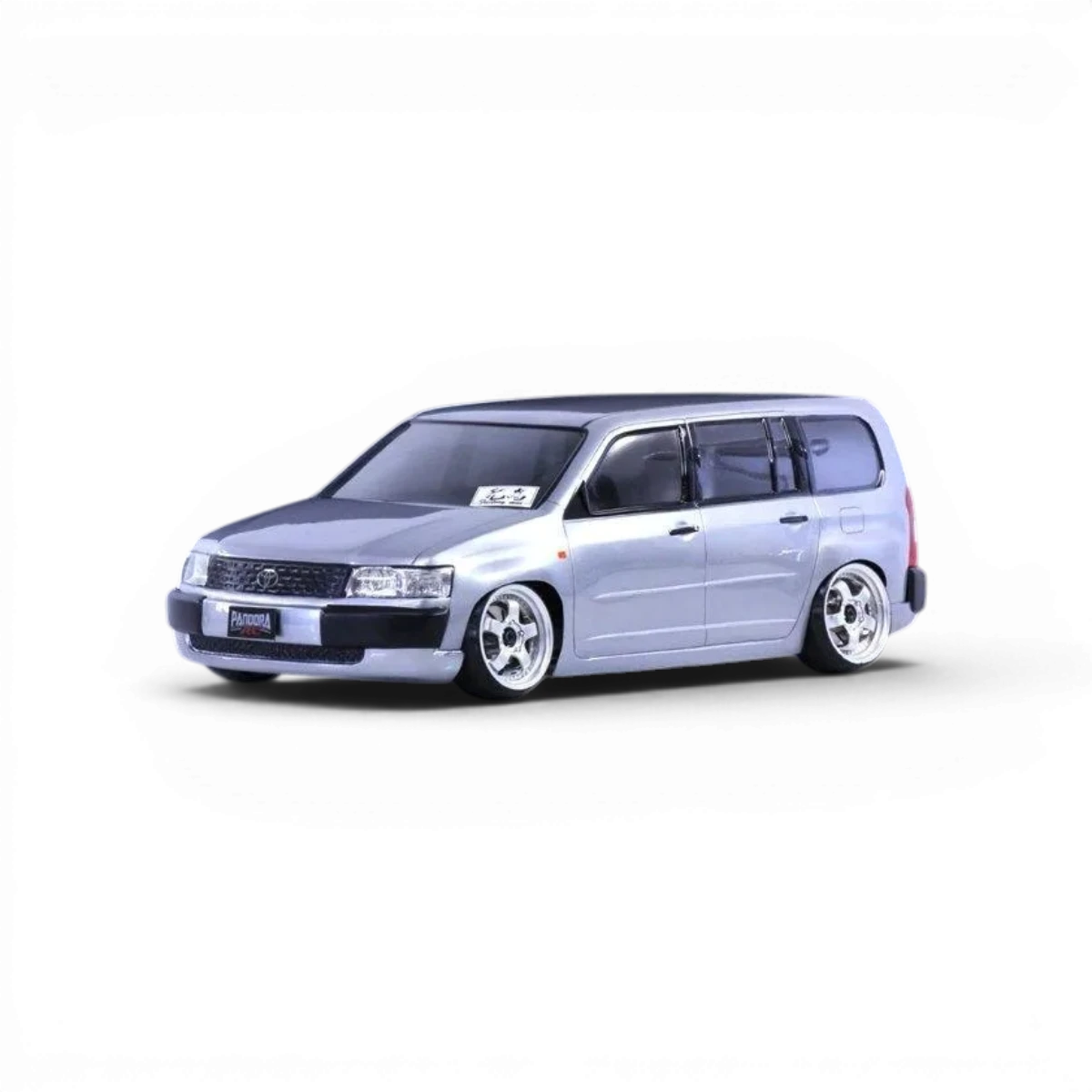 Modèle de carrosserie Toyota Probox Pandora RC, voiture miniature détaillée pour collection ou modélisme.