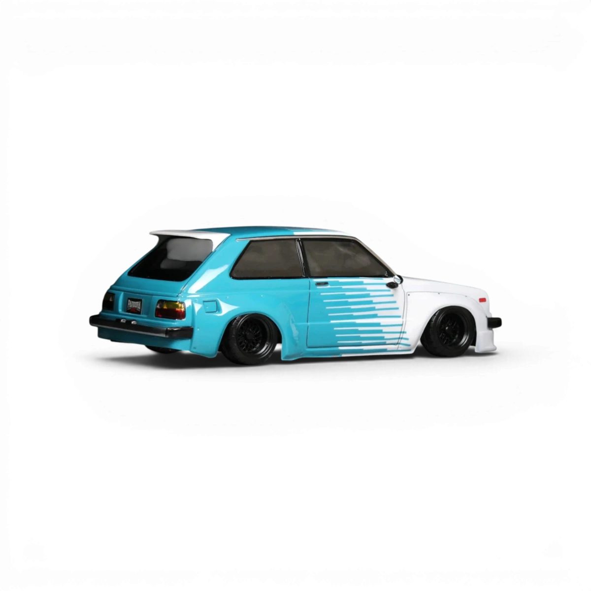 Carrosserie Toyota STARLET KP61 early N2 de Pandora RC, maquette détaillée pour modèle réduit.