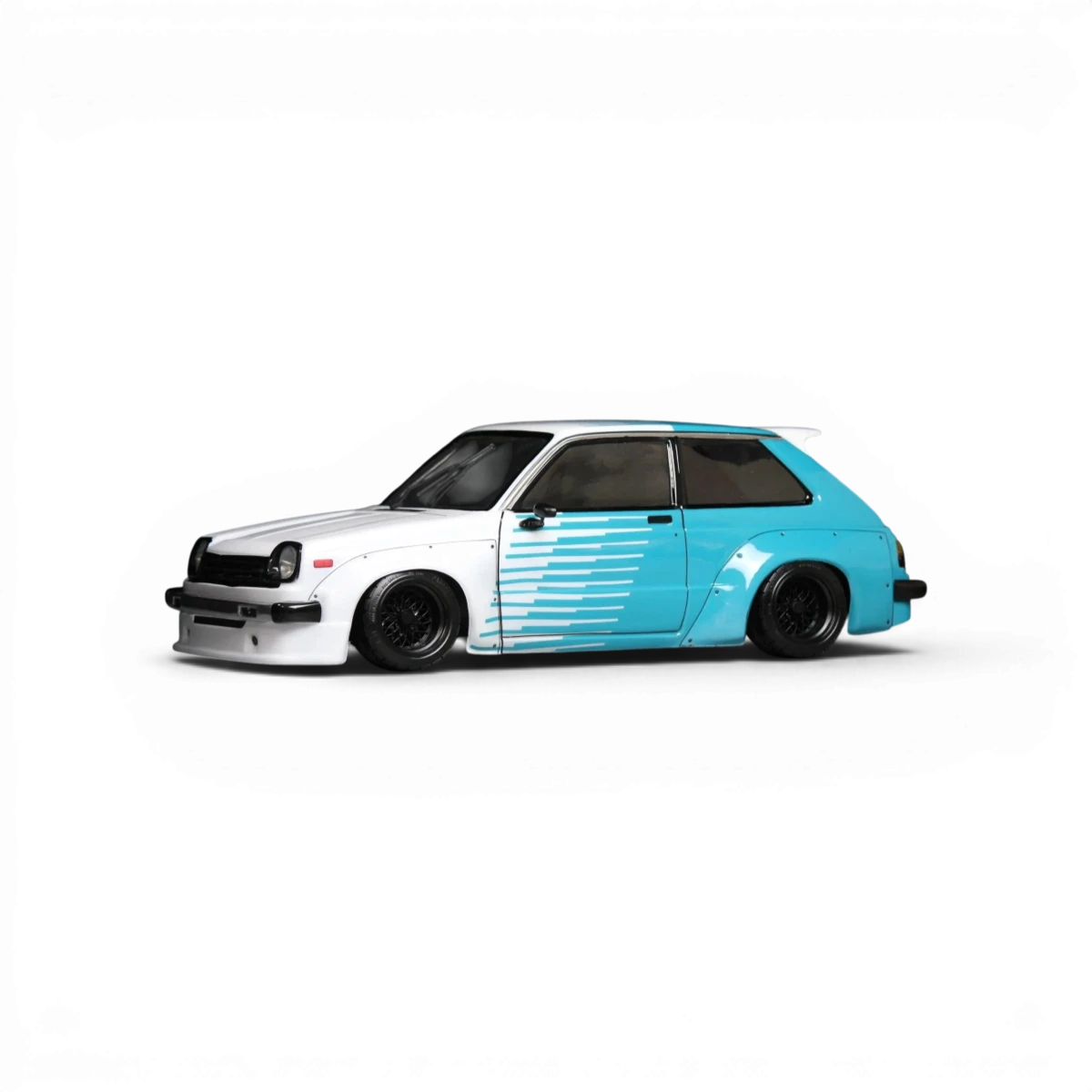 Carrosserie Toyota STARLET KP61 early N2 spécification, modèle Pandora RC, vue détaillée de la carrosserie en plastique.