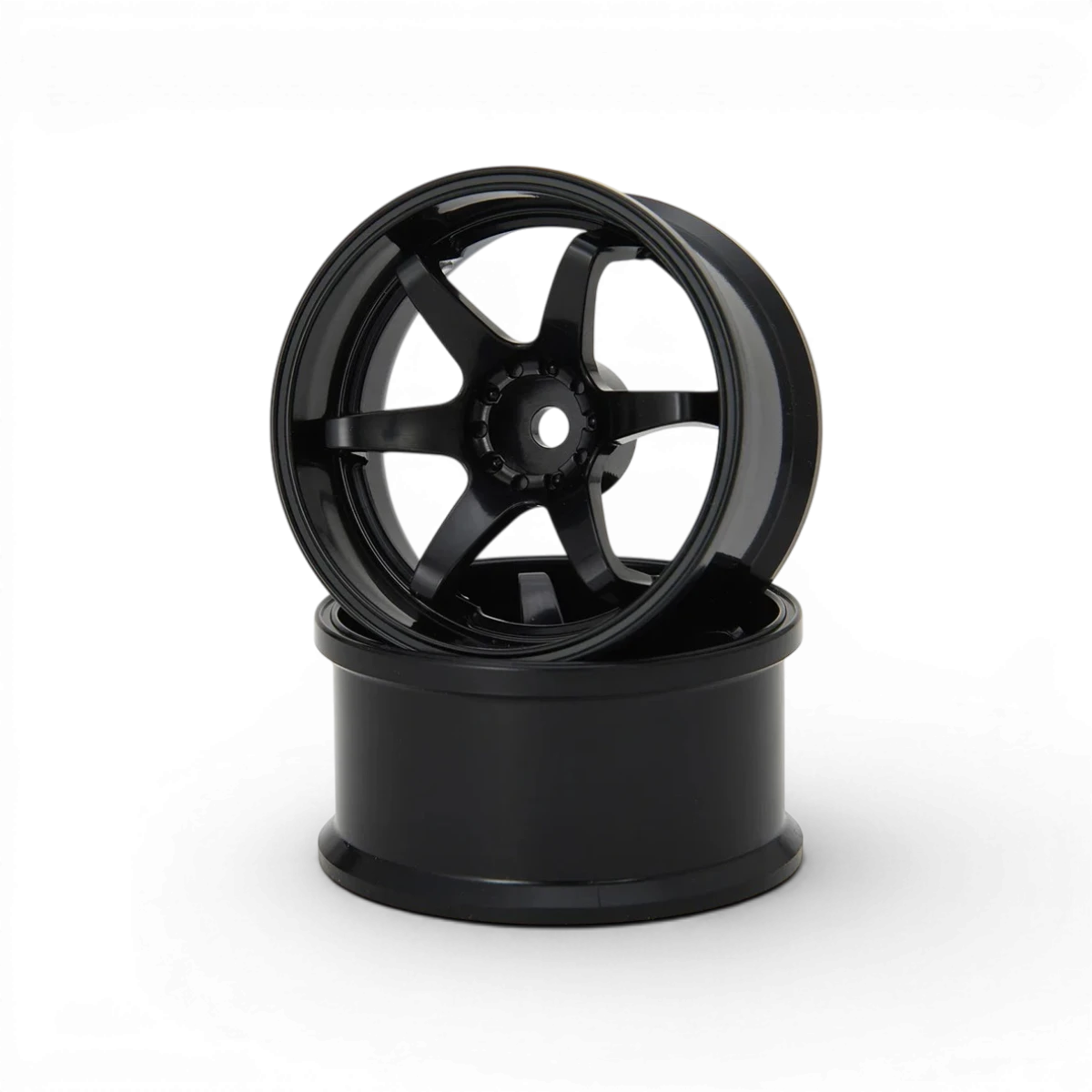 Jantes noires G-force Hayate N-6 Drift avec décalage +8, roues de sport pour voiture.