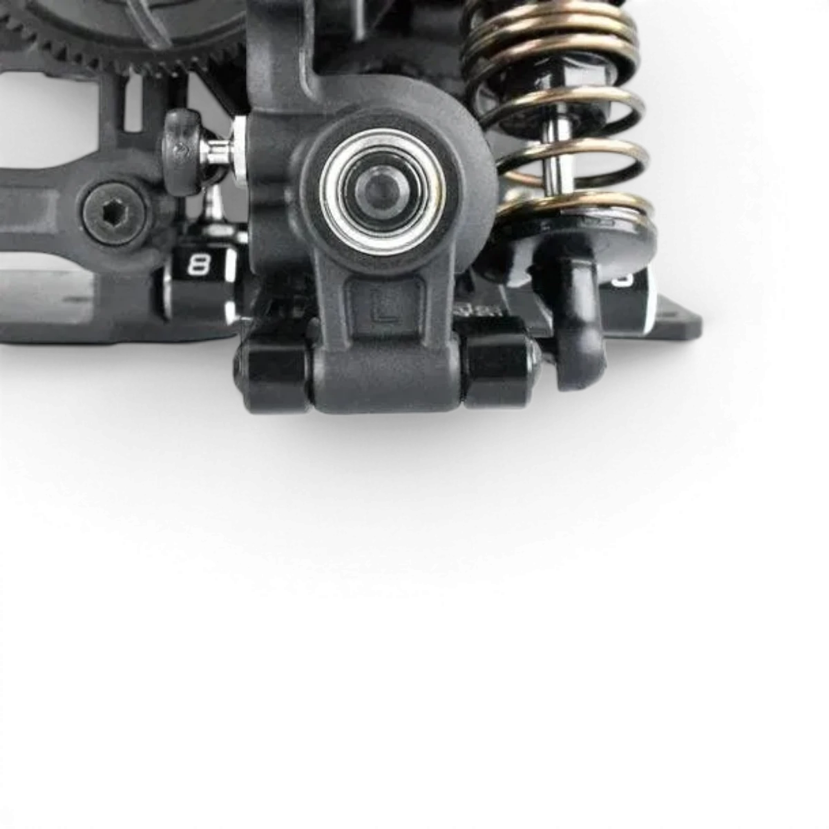 Triangle haut traction arrière 42mm 2,6° pour barre stabilisatrice, pièce détachée Team Reve D, ajustement pour suspension.