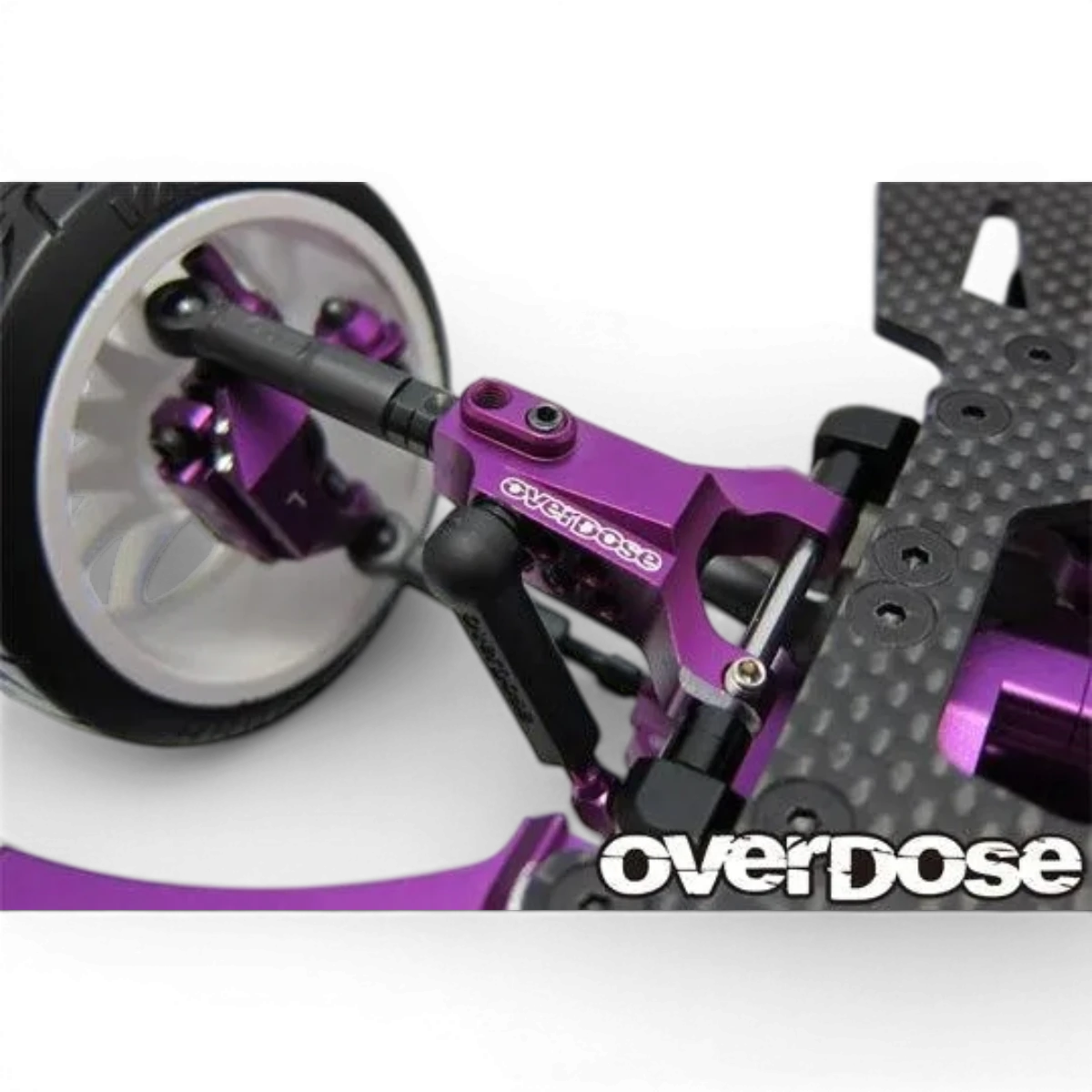 Triangles avant réglables en aluminium Type-3 pour OD, pièces détachées rouges, compatible avec Overdose, pour suspension moto.