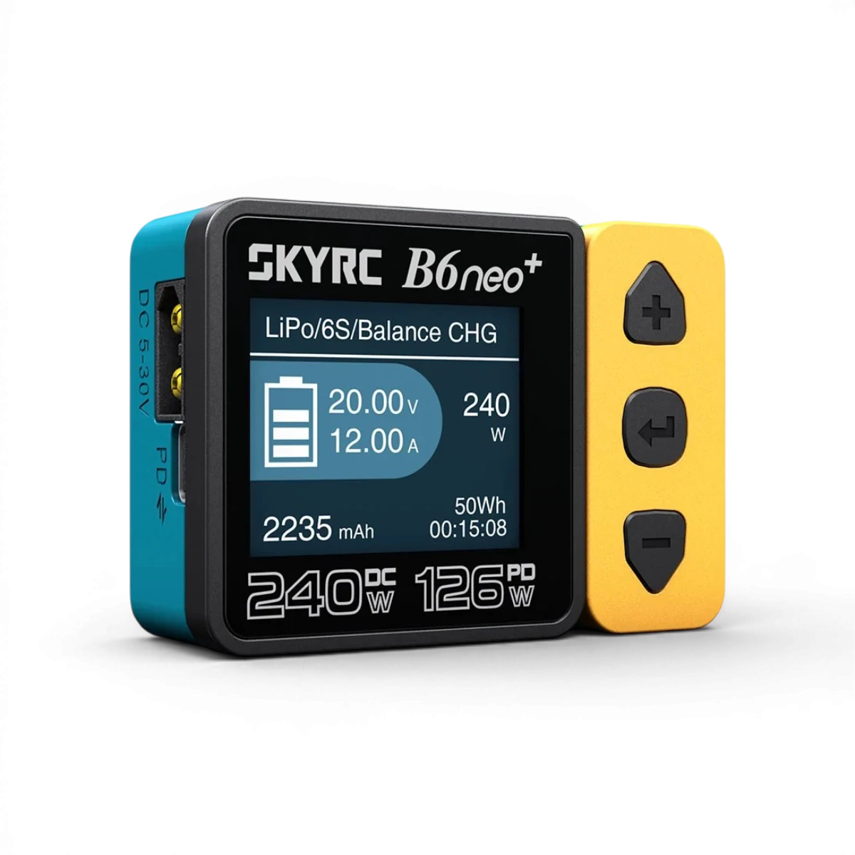 Chargeur USB-C B6+ NEO DC SkyRc, ultra compact, 240W, appareil électronique pour charge rapide et efficace