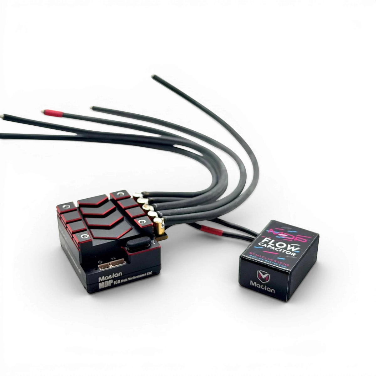 Variateur Brushless Drift Performance MDP 160 Flow Edition de Maclan, électronique pour voitures RC en action.