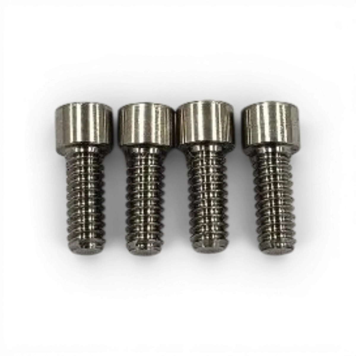 Vis en titane de 2x5 mm pour électronique, fabriquée par Team Reve D, visible avec filetage et tête plate.