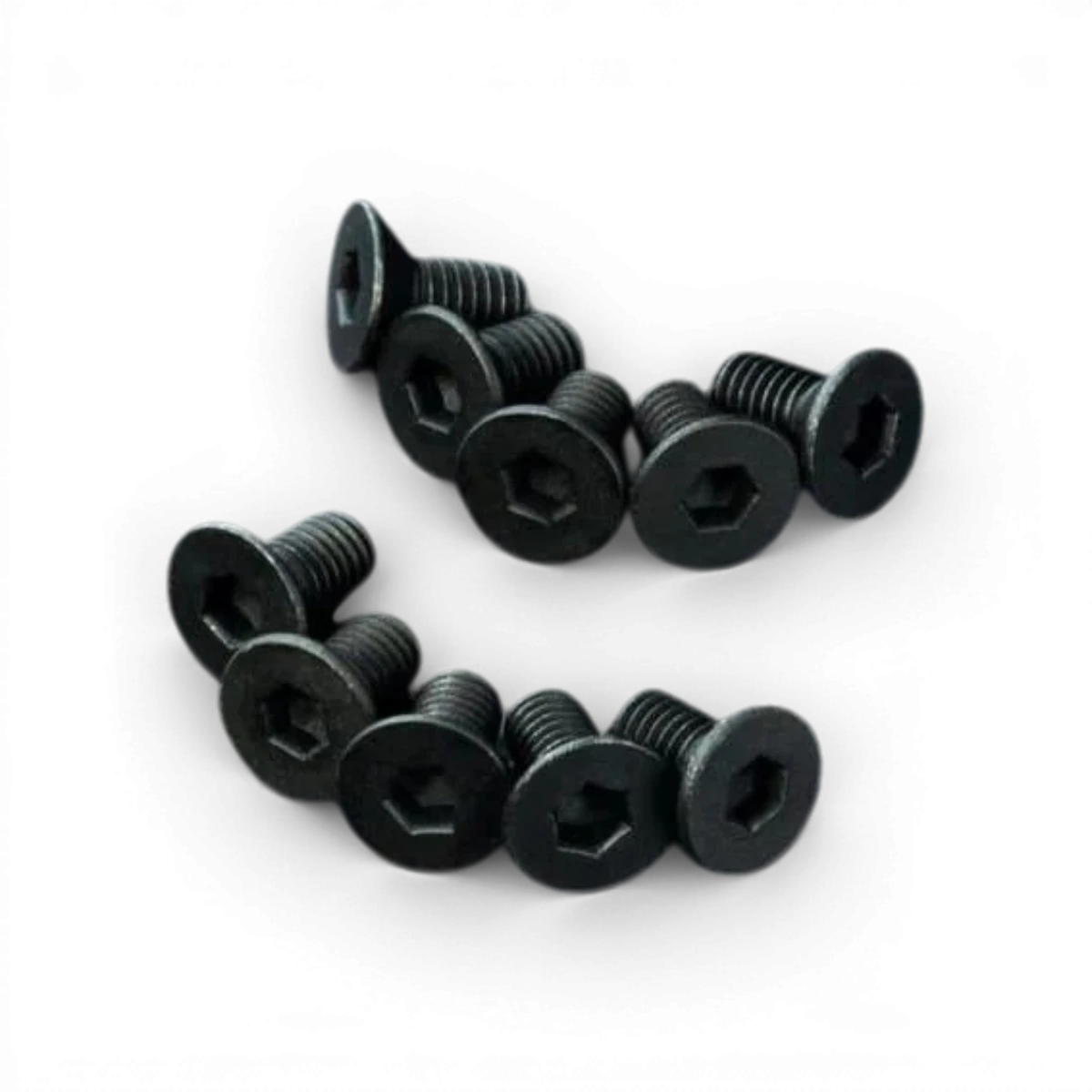 Ensemble de 10 vis M3x6 à tête plate de la marque Max Speed Technology, pièces détachées pour fixation.