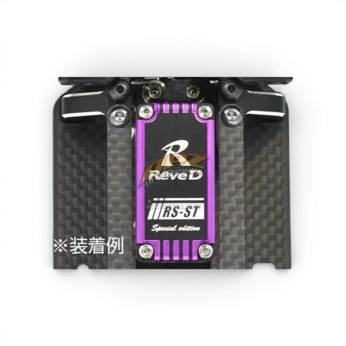 Vis en titane pour servos RS-ST, électronique, de la marque Team Reve D, visible avec un filetage précis et une finition brillante.