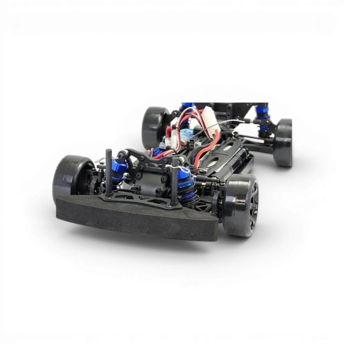 Voiture de drift Banzai FTX 1/10 4x4 rouge, modèle RC pour courses et entraînements.