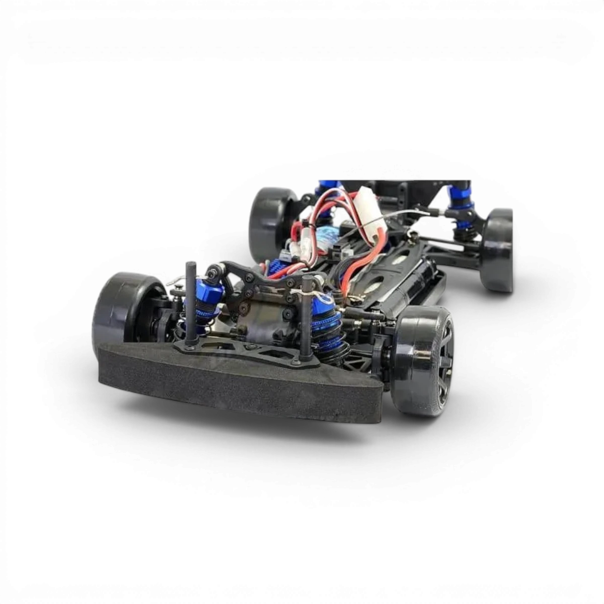 Voiture Banzai FTX 1/10 drift 4x4 verte, modèle RC de voiture de course tout-terrain, vue de face avec détails colorés