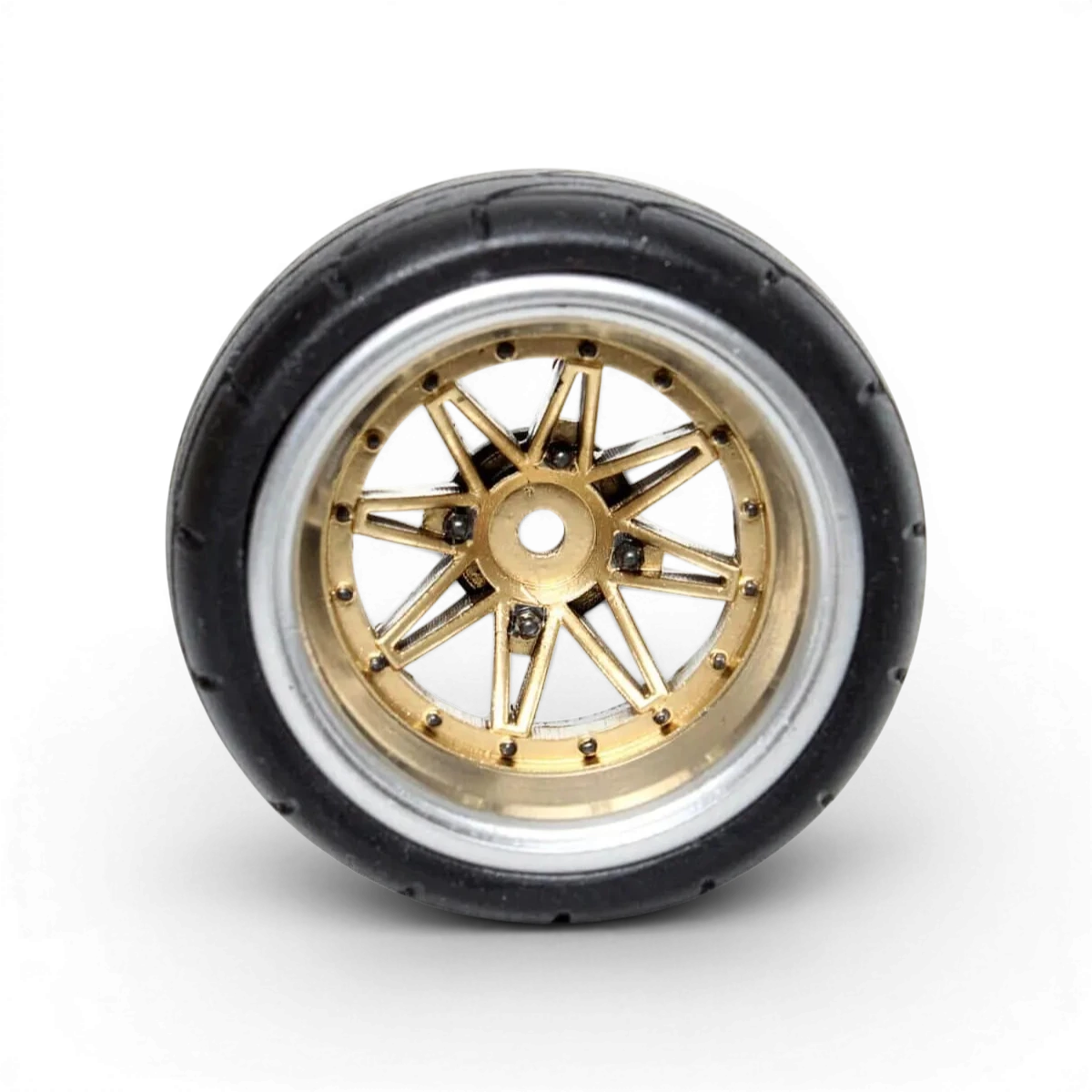 Volant V4 électronique pour Futaba et Sanwa, marque Src Sideways RC, avec grip ergonomique pour radiocommande.