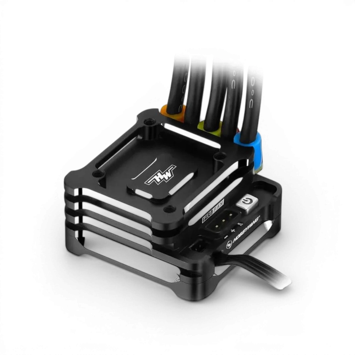 ESC brushless Drift Xerun XD10 Pro noir de Hobbywing, électronique haute performance pour voiture RC.